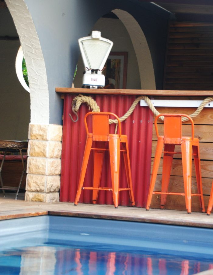 le bar de la cuisine extérieure